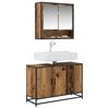 vidaXL Bathroom Cabinet Old Wood 90 x 33 x 60 cm Engineered Wood
