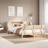 vidaXL Bookcase Bed without Mattress 160x200 cm Solid Wood Pine