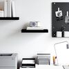 vidaXL Floating Wall Shelf High Gloss Black 40x23x3.8 cm MDF