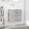 vidaXL Sink cabinet Concrete Grey 38.5 x 41 x 48 cm Engineered Wood