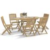 vidaXL 7 Piece Garden Dining Set Solid Wood Acacia