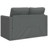 vidaXL Folding Sofa Bed Dark Grey 112 x 60 x 55 cm Fabric