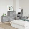 vidaXL Storage Cabinet Grey Sonoma 80 x 48 x 57 cm Engineered Wood