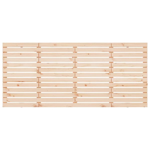 vidaXL Wall Headboard 156x3x91.5 cm Solid Wood Pine