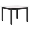 vidaXL Coffee Table White 50 x 50 x 36 cm Solid Pine Wood