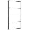 vidaXL Sliding Door with Hardware Set 102.5x205 cm ESG Glass&Aluminium