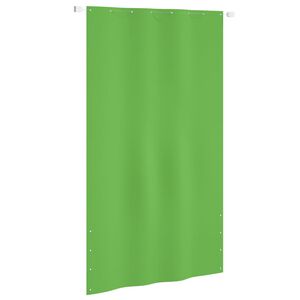 vidaXL Balcony Screen Light Green 140x240 cm Oxford Fabric