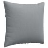 vidaXL Sofa Pillows 2 pcs Light Grey 45 x 45 cm Fabric