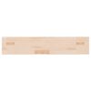 vidaXL Shelf Board 100x20x2.5 cm Untreated Solid Wood Oak