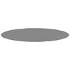 vidaXL Pool Ground Cloth Light Grey &Oslash;244 cm Polyester Geotextile