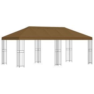 vidaXL 6 x 3 m Taupe Polyester and Steel 190