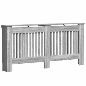 vidaXL Radiator Cover Grey Sonoma 172 x 19 x 81.5 cm Engineered Wood