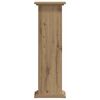 vidaXL Plant Stand Artisan Oak 33x33x100 cm Engineered Wood
