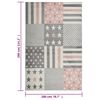 vidaXL Children's Rug 200x290 cm Star Pattern Pink