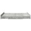 vidaXL Storage Bed Frame Concrete Grey 150 x 200 cm Engineered Wood