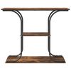 vidaXL Console Table Smoked Oak 101 x 35 x 80.5 cm Engineered Wood