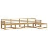 vidaXL Outdoor Sofa Set 5 pcs White 329 x 162.5 x 73 cm