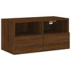vidaXL 5 Piece TV Wall Units Brown Oak Engineered Wood