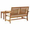 vidaXL Garden Sofa Set Natural Solid teak wood