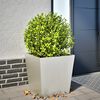 vidaXL Garden Planter 50x50x50 cm Stainless Steel