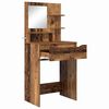 vidaXL Bedroom Dressing Tables with Drawer Old Wood 80 x 39.6 x 135 cm
