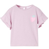 Kids' T-shirt with Ruffled Sleeves Lila 92