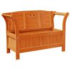 vidaXL Outdoor Bench Brown 119 x 44 x 76 cm Solid Pine Wood
