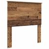 vidaXL Bed Frame with Headboard Old Wood 90 x 190 cm Solid Pine Wood