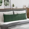 vidaXL Sofa Pillows 2 pcs Dark Green 145 x 40 cm Corduroy Fabric