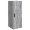 vidaXL Wall-Mounted Cabinet Grey Sonoma 33 x 34.5 x 90 cm