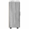 vidaXL Wooden Cabinet Grey Sonoma 88.5 x 30.5 x 73 cm Engineered Wood