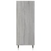 vidaXL Sideboard Grey Sonoma 34.5x32.5x90 cm Engineered Wood