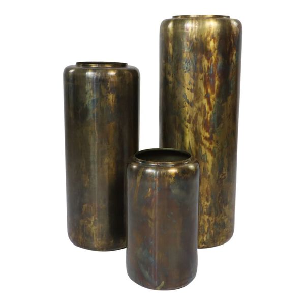 HSM Collection Flower Vase Salerno Medium 26x65 cm Gold