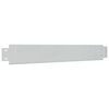 Set of 5 Flexible Lawn Fence Galvanised Steel 100 x 14 cm