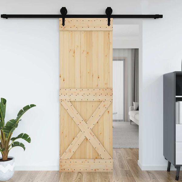 vidaXL Door NARVIK 80x210 cm Solid Wood Pine