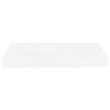 vidaXL Floating Wall Shelf High Gloss White 50x23x3.8 cm MDF