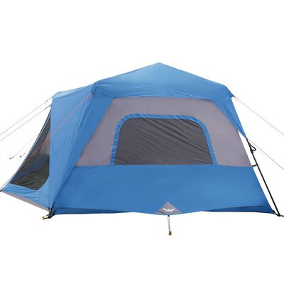 vidaXL Camping Tent 10-Person Blue Waterproof
