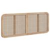 vidaXL Headboard with Headboard Natural 140 x 55 x 3 cm Rattan