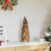 vidaXL Christmas Tree with Stand Brown 50 cm Solid teak wood