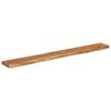 vidaXL Wall Shelf 140x20x3.8 cm Rectangular Solid Wood Acacia Live Edge