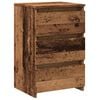 vidaXL Bedside Cabinet Old Wood 40x35x62,5 cm Engineered Wood