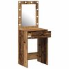 vidaXL Dressing Table Old Wood 50 x 41 x 135 cm Engineered wood