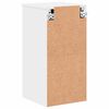 vidaXL Bathroom Cabinet Wall-mounted with Door White 30 x 31.5 x 61 cm