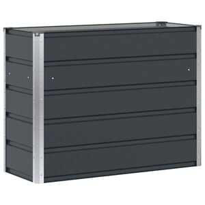 vidaXL Planter Anthracite 100 x 40 x 75 cm Steel