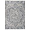 vidaXL Outdoor Flatweave Rug 160x230 cm Blue Pattern