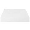 vidaXL Floating Wall Shelves 4 pcs High Gloss White 23x23.5x3.8 cm MDF