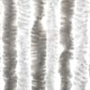 vidaXL Fly Curtain Light Grey and White 118x220 cm Chenille