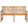 vidaXL Garden Bench Brown 150 x 60 x 90 cm Solid teak wood
