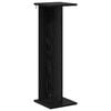 vidaXL Plant Stand Black Oak 25 x 25.5 x 80.5 cm Engineered Wood