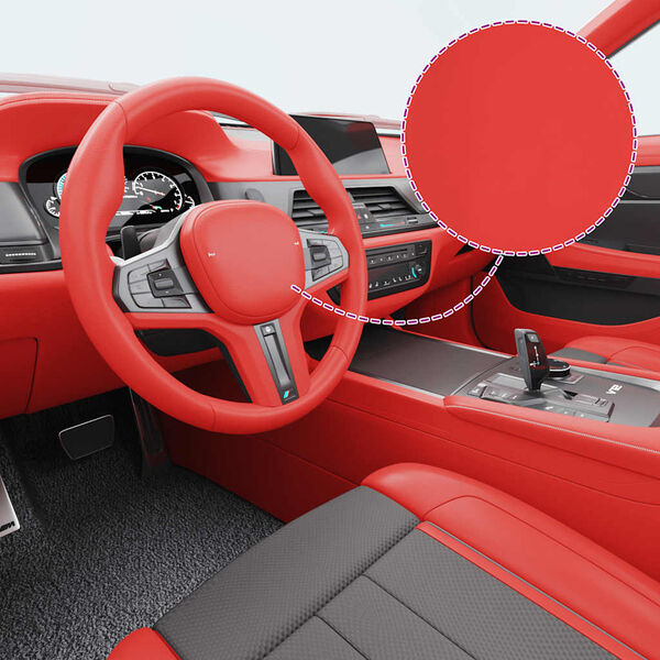 vidaXL Car Films 2 pcs Matt Red 100x150 cm+50x150 cm